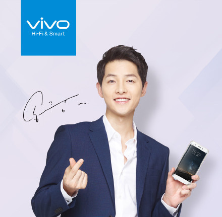 全民男神宋仲基五一起正式成為<span  style='background-color:Yellow;'>vivo</span>全新代言人