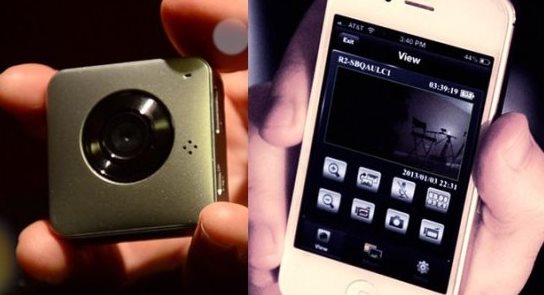 小心被偷拍 <span  style='background-color:Yellow;'>智能手機</span>無線攝像頭配件亮相